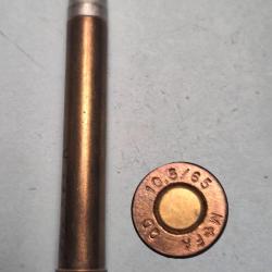 Rare  cartouche de chasse  suisse cal 10,3 x 65 R Banziger  M+FA  Altdorf poudre noire demie blind&eacute;e
