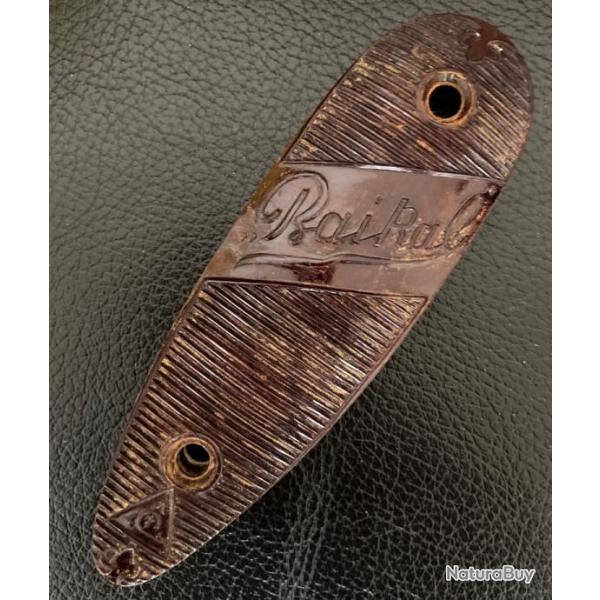 Tr�s belle plaque de couche pour fusil de chasse BAIKAL 119 x 40 - 78 mm.