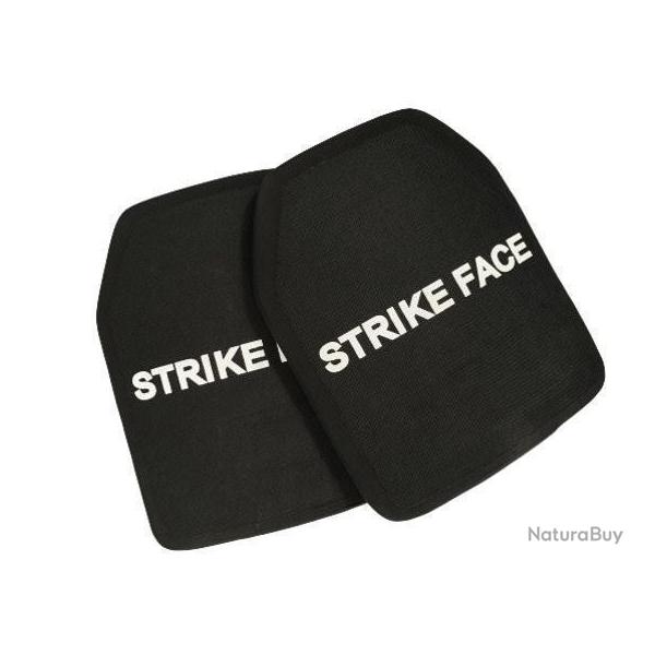 DEF25 LOT DE 2 PLAQUES BALISTIQUE DE NIVEAU 3A (NIJ 3A) EN ACIER