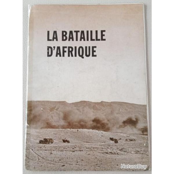 La bataille d 'afrique, brochure 48 pages, office d information de guerre des Etats Unis