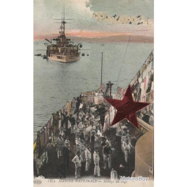 CPA - Marine Nationale - Sechage du Linge N�763