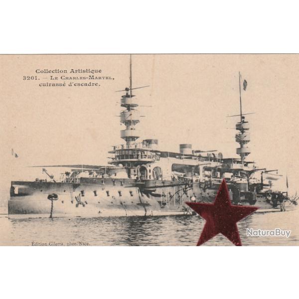 CPA - Marine Militaire Fran�aise -Collection Artistique - Le �Charlemagne�, cuirass� d'escadre N�650