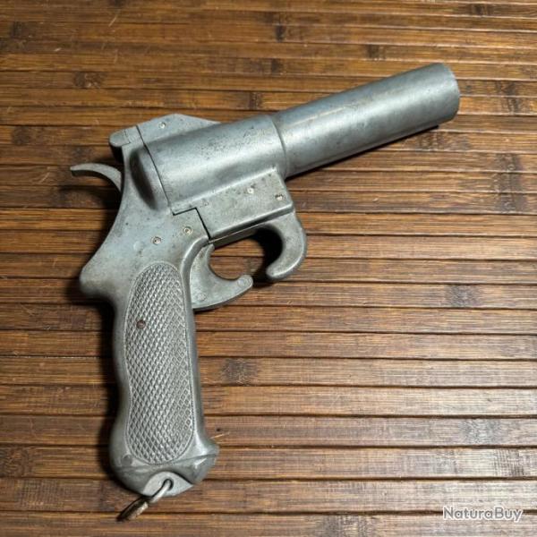 �NORME 2KG PISTOLET LANCE FUS�E U.S LOS ANGELES CALIBRE 37 MM WW2 U.S ARMY & GARDE C�TES