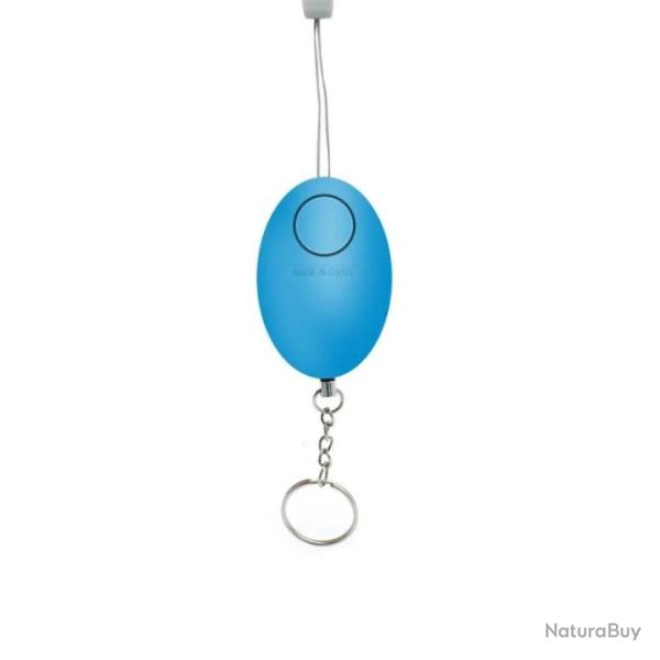 Porte-clef alarme d'autodfense 120 dcibels - Bleu