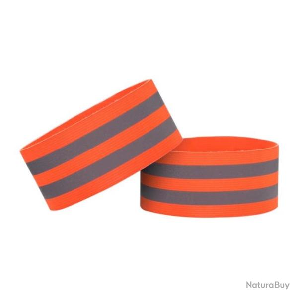 Lot de 2 brassards de s�curit� oranges