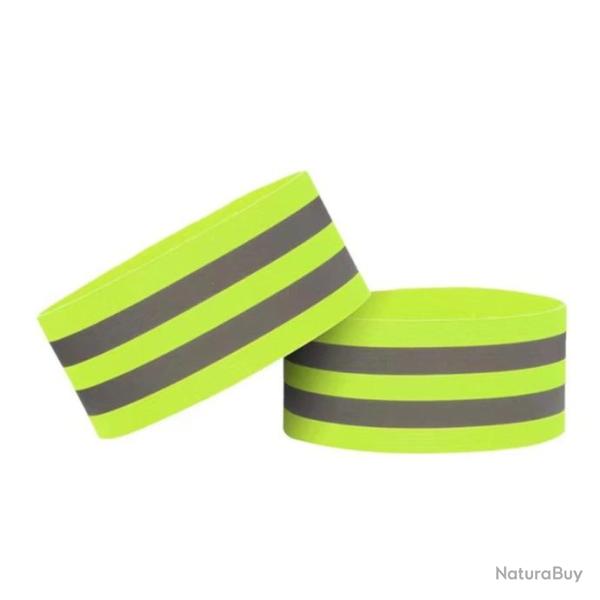 Lot de 2 brassards de s�curit� jaunes