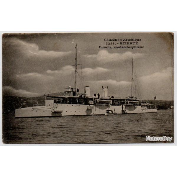 CPA - Marine -Collection Artistique - BIZERTE ,DUNOIS  Contre-torpilleur N�1198