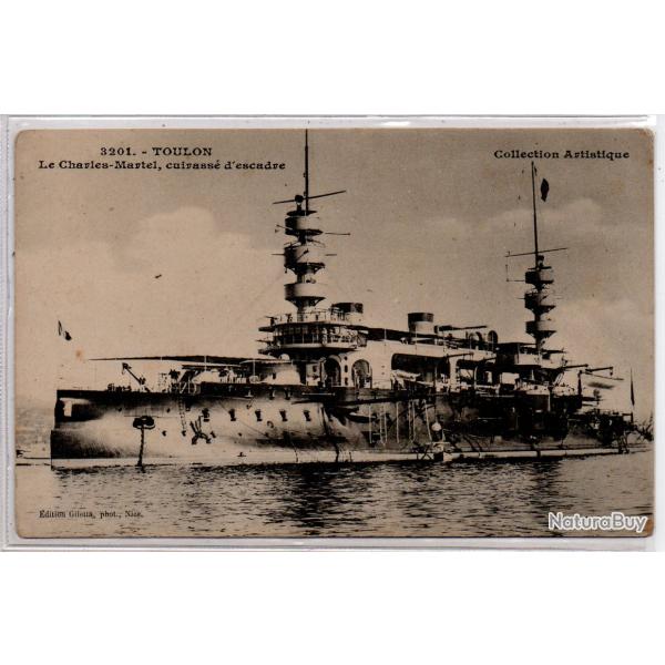 CPA -Collection Artistique - TOULON  . Le Charles ,Cuirasse d encadre N�1318