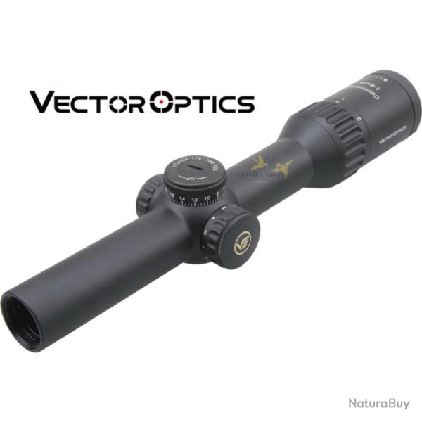 Lunette de battue Vector Optics Continental 1-6X24 SFP RET4 (ACCESSOIRES OFFERTS)