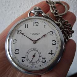"COURBET WATCH" MONTRE DE POCHE/A GOUSSET ANCIENNE FABRICATION FRAN&Ccedil;AISE BESANCON