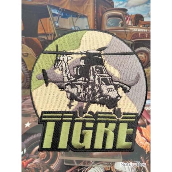 Patch H�licopt�re Tigre (2) H: 100 mm L: 95 mm � coudre ou � coller au fer � repasser