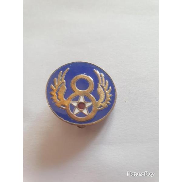 Insigne m�tal   8�me  air force  en reproduction  Q1