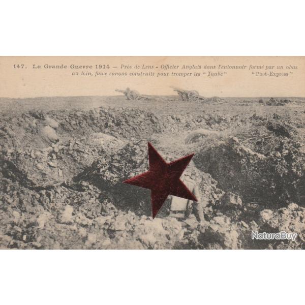 CPA -Guerre 14/18 -Officier Anglais dans les Tranch�es, Pr�s de Lens N�011