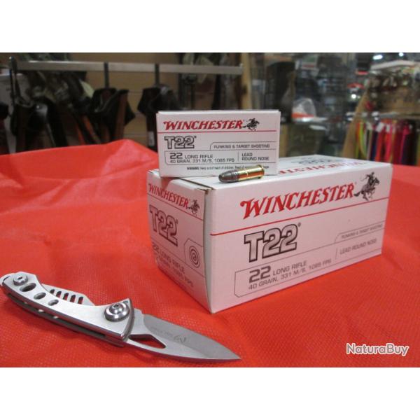500 cartouches 22LR T22 de WINCHESTER
