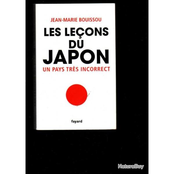 les leons du japon un pays trs incorrect de jean-marie bouissou