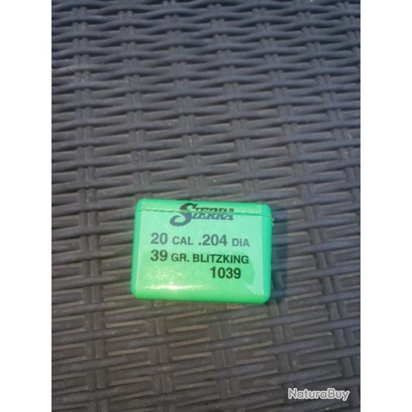 Ogives Sierra diam�tre 0.204 en 39Gr