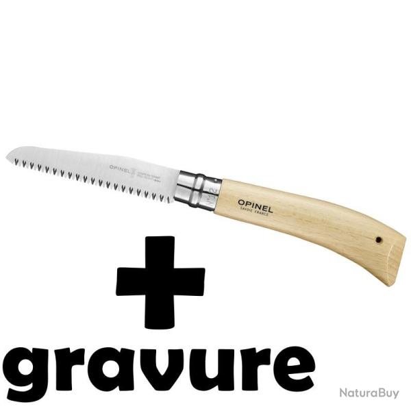 Couteau Opinel N�12 Scie avec gravure