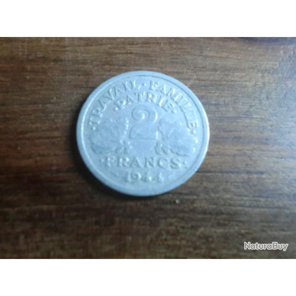 2 FRANCS BAZOR 1944