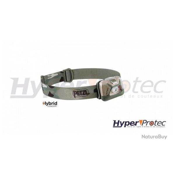 Lampe frontale Petzl "TACTIKKA" 300 lumens Vert ou noir au choix - Vert