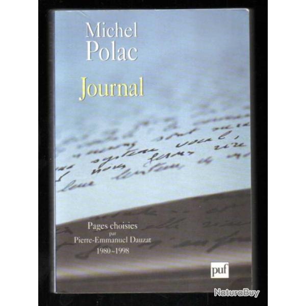 michel polac journal pages choisies par pierre emmanuel dauzat 1980-1998