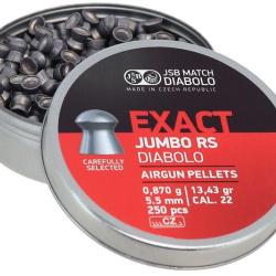 250 plombs JSB Jumbo Exact RS cal 5.5 mm Cometa