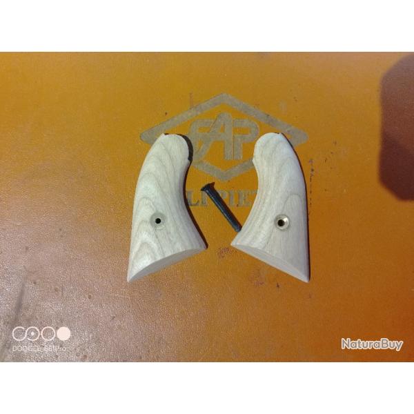 Plaquettes crosse en fr�ne remington 1858 FAP r�pliques anciennes