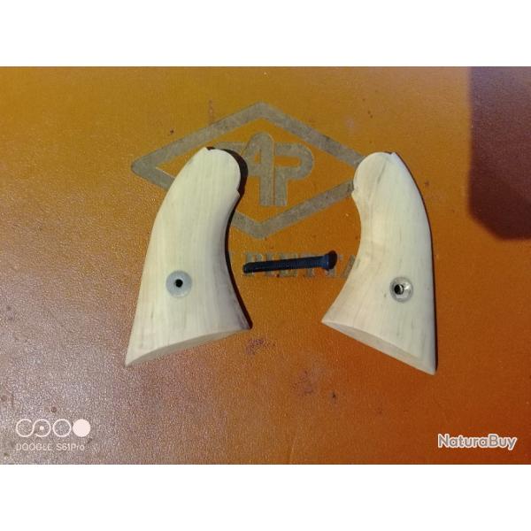 Plaquettes crosse en buis remington 1858 FAP r�pliques anciennes