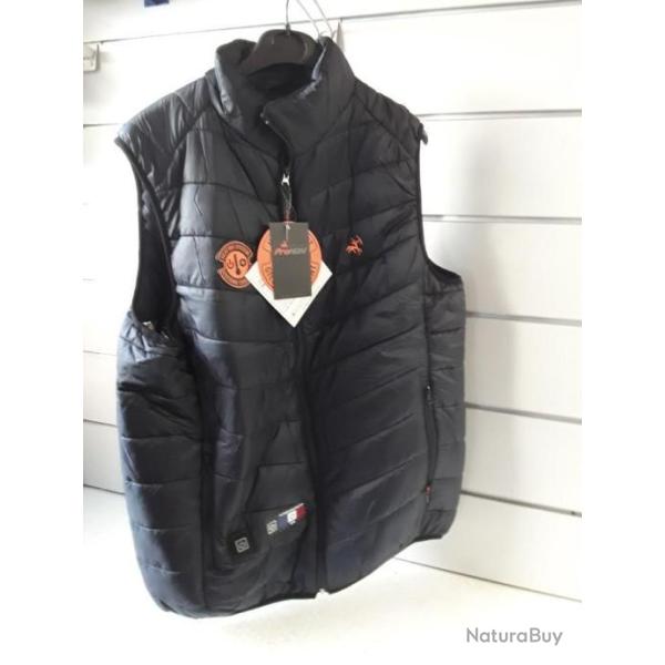 7030B GILET CHAUFFANT PROHUNT BLEU FONC� NEUF