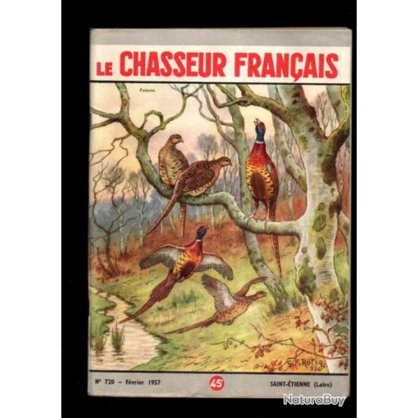 le chasseur franais 720 fvrier 1957,  chasse , pche , maison, sant, sanglier, jardinage , levag