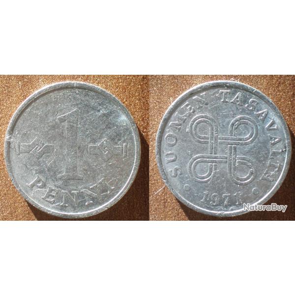 Finlande 1 Penni 1971 Piece Markka Europe Nord