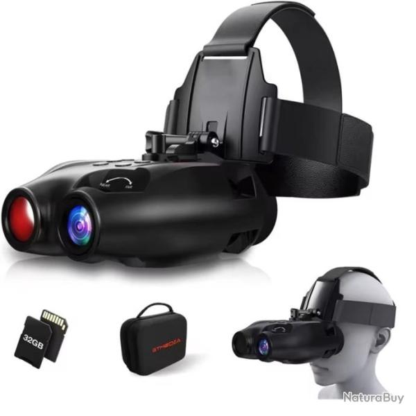 Jumelle de vision nocturne � infrarouge 4K et zoom 5X