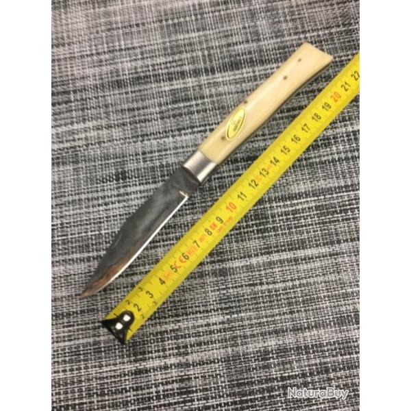 Couteau mod�le ��alpin�� manche en os v�ritable