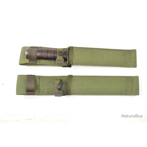 Etui fourreau de couteau nylon made in France Gilet tactique et ceinturon. Id�al kabar chasse para