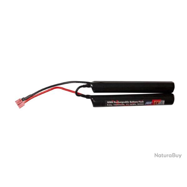 Batterie NiMh 9,6v Double 1600 mAh T-dean (ASG)