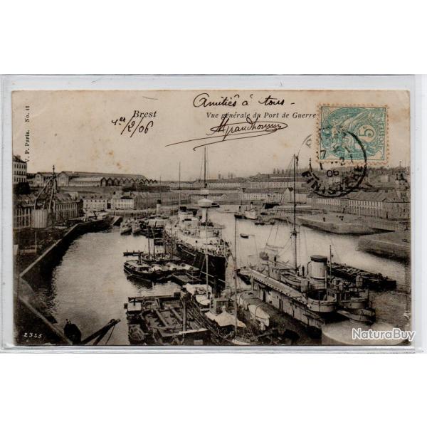CPA - Marine Militaire Fran�aise " Brest "  Vue G�n�rale du Port - N�1265