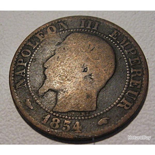 5 centimes Napol�on III  1854 A
