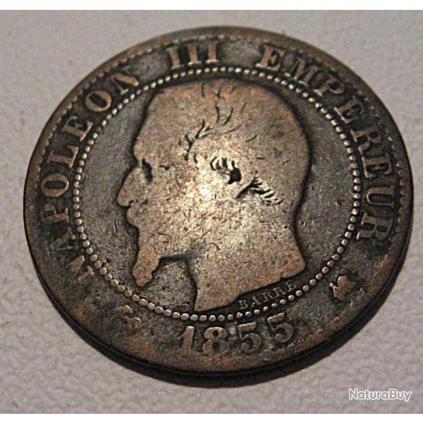 5 centimes Napol�on III  1855 K