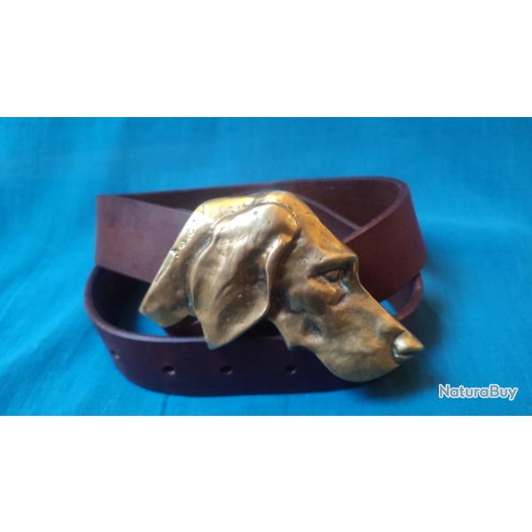 MAGNIFIQUE CEINTURE BOUCLE BRONZE. MISE � PRIX 1� !!!!