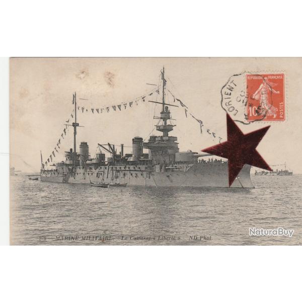 CPA - Marine Militaire Fran�aise- Le Cuirass� " Libert� " - N�857