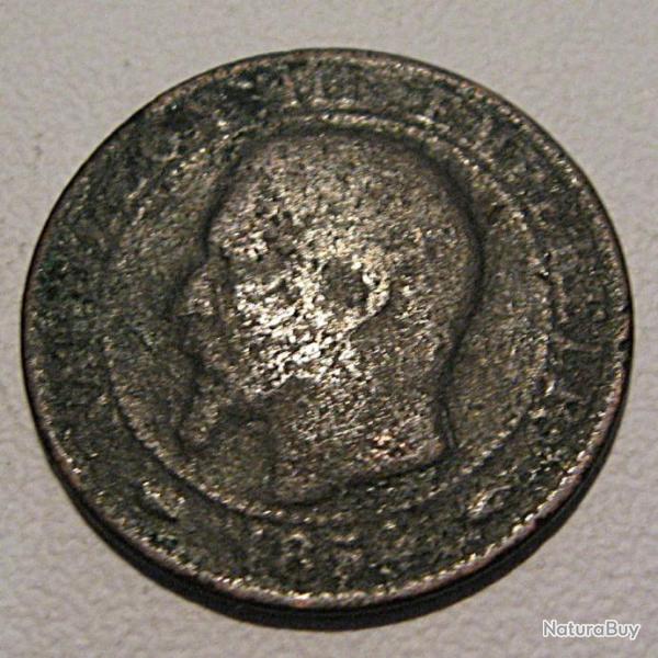 5 centimes Napol�on III  1854 TB