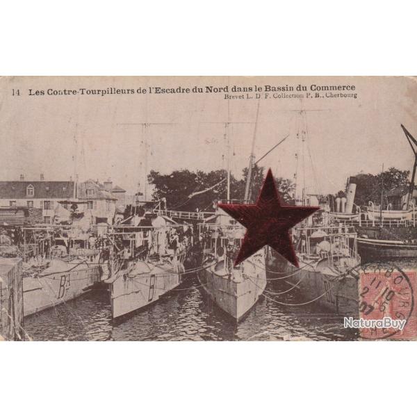 CPA - Marine Militaire Fran�aise -Les Contre-Torpilleurs de l'Escadre du Nord dans le Bassin N�867