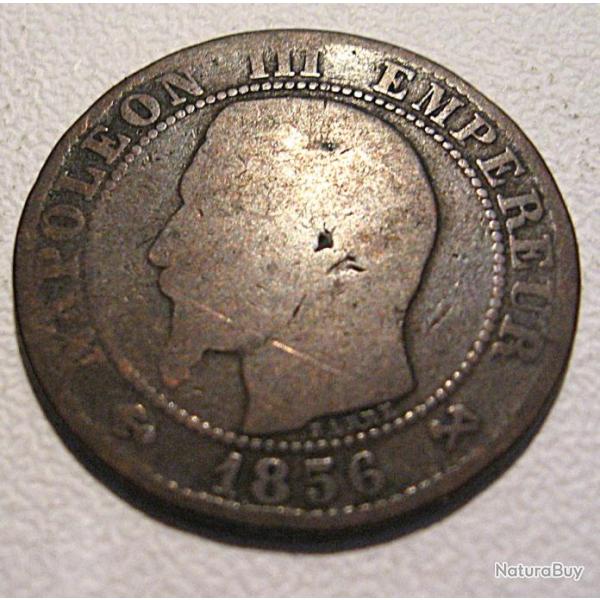 piece de 5 centimes Napol�on III 1856 A