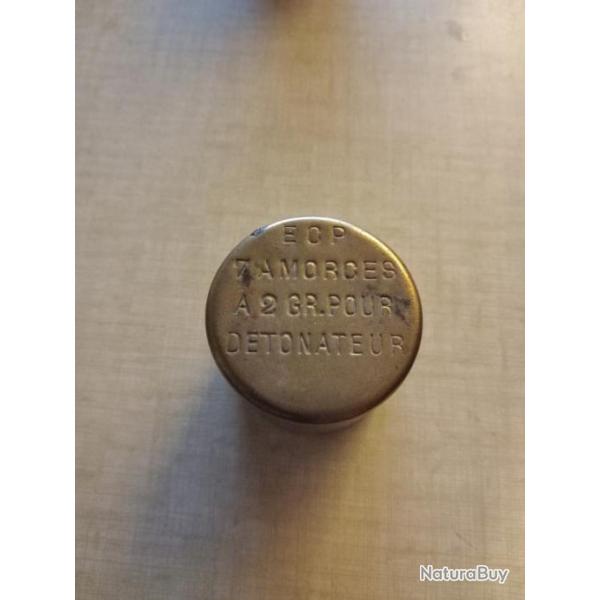 BOITE VIDE EN LAITON AMORCES ECP