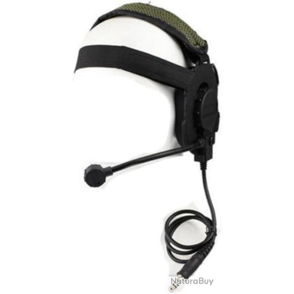 Casque de Communication de Combat Portant la t�te pour Les Jeux CS Chasse Airsoft Utilisation