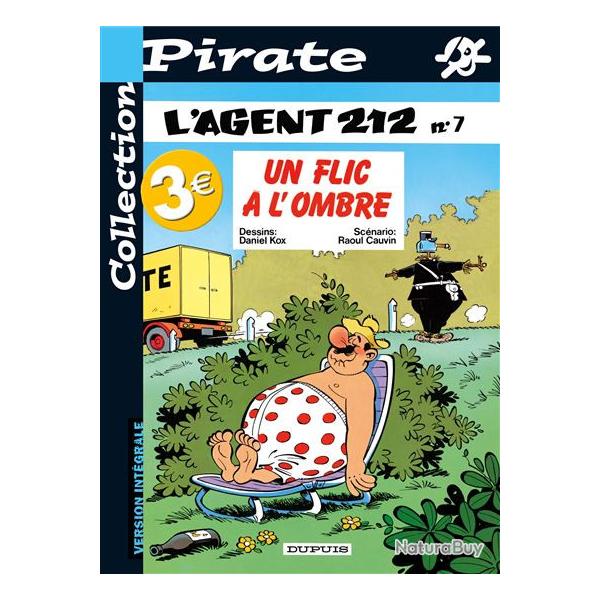 Bd l'Agent 212 n 7 "Un flic  l'ombre" photo exacte de la page de couverture