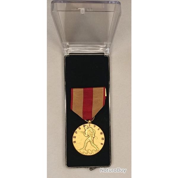 M�daille des troupes exp�ditionnaire de US Marines Corps WW1 WW2