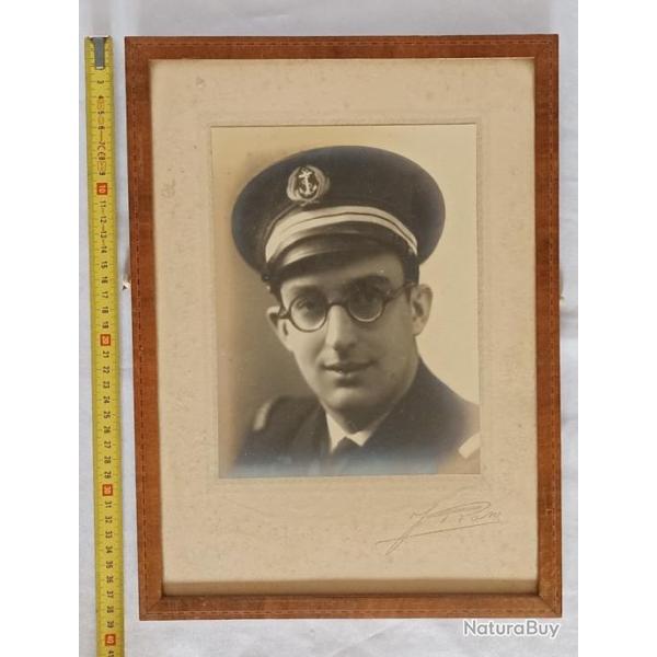 Cadre photo Officier de Marine France 40 WW2
