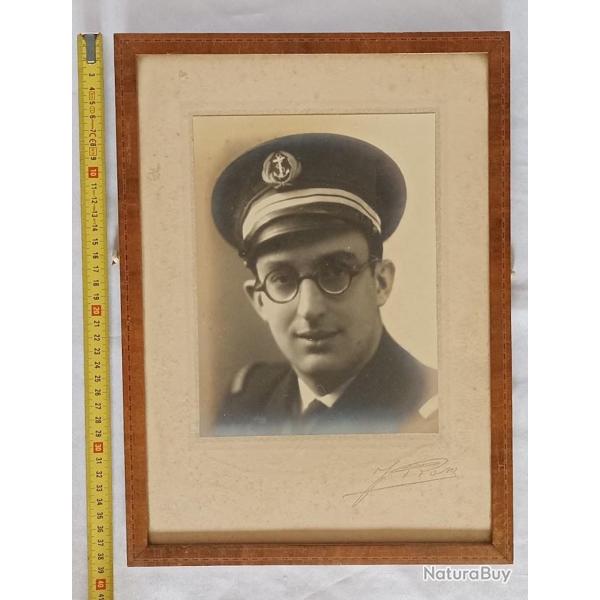 Cadre photo Officier de Marine France 40 WW2