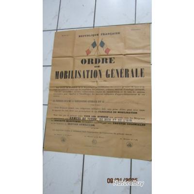 rare-affiche-mobilisation-generale-1939-d-claration-seconde-guerre-ww2
