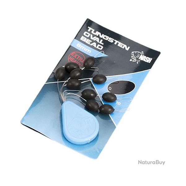 Perle Nash Tungsten Oval Beads (par 10) 6mm